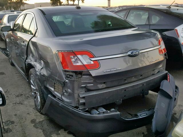 1FAHP2FW8BG180642 - 2011 FORD TAURUS LIM GRAY photo 3