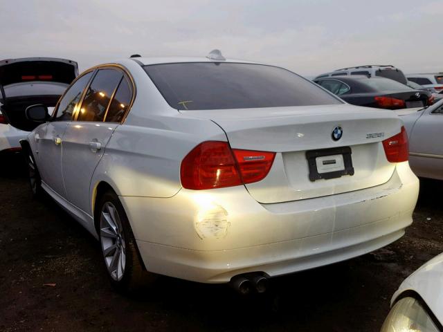 WBAPH5G52BNM76131 - 2011 BMW 328 I SULE WHITE photo 3