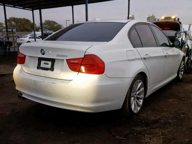 WBAPH5G52BNM76131 - 2011 BMW 328 I SULE WHITE photo 4