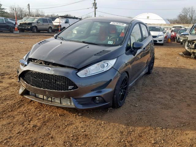 3FADP4GX0GM135306 - 2016 FORD FIESTA ST GRAY photo 2