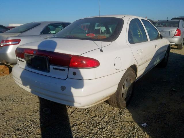 1MEFM6533YK613085 - 2000 MERCURY MYSTIQUE G WHITE photo 4