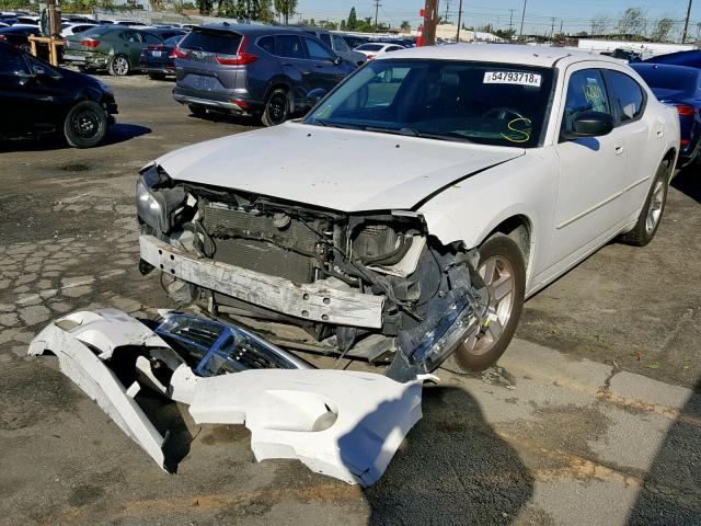 2B3KA43G77H741761 - 2007 DODGE CHARGER SE WHITE photo 2