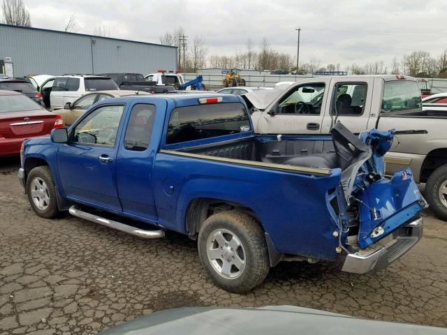 1GTE5MF90C8122352 - 2012 GMC CANYON SLE BLUE photo 3