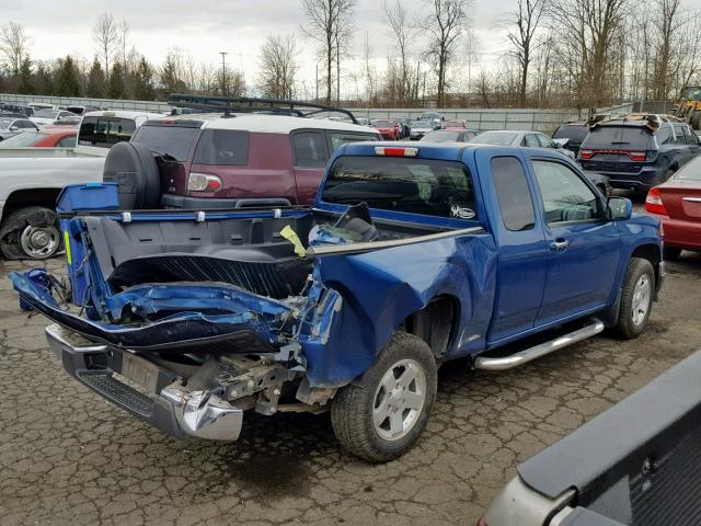 1GTE5MF90C8122352 - 2012 GMC CANYON SLE BLUE photo 4