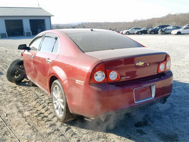 1G1ZK57748F231521 - 2008 CHEVROLET MALIBU LTZ წითელი ფოტო 3