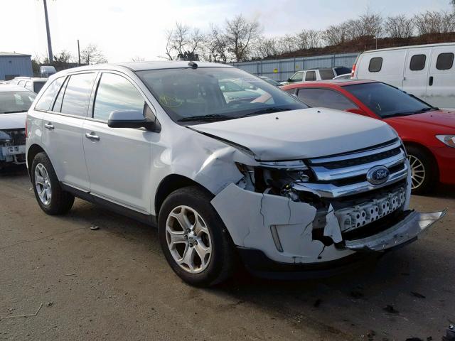 2FMDK3JC2BBB39453 - 2011 FORD EDGE SEL WHITE photo 1