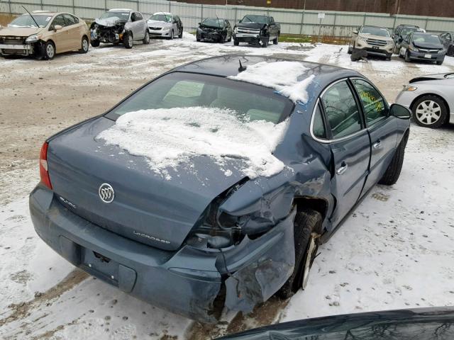 2G4WC582771243724 - 2007 BUICK LACROSSE C BLUE photo 4