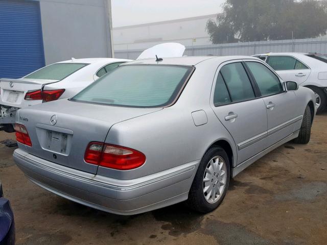 WDBJF65J6YB037477 - 2000 MERCEDES-BENZ E 320 SILVER photo 4