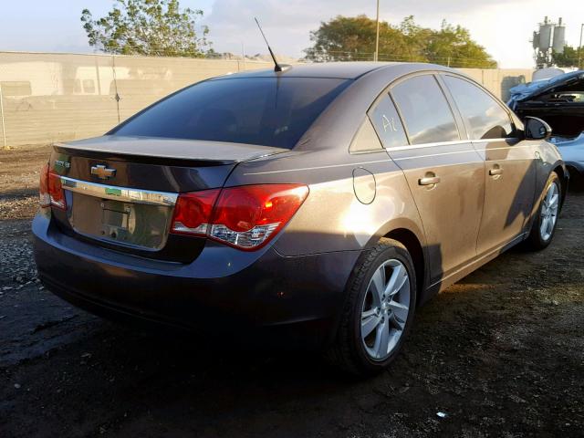 1G1P75SZ2E7231363 - 2014 CHEVROLET CRUZE GRAY photo 4