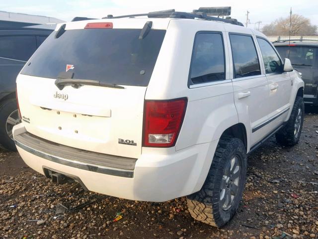 1J8HR58M18C220182 - 2008 JEEP GRAND CHER WHITE photo 4