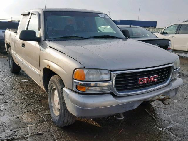 2GTEC19T211317834 - 2001 GMC NEW SIERRA BEIGE photo 1