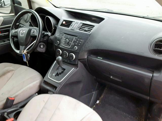 JM1CW2BL4D0147216 - 2013 MAZDA 5 RED photo 9