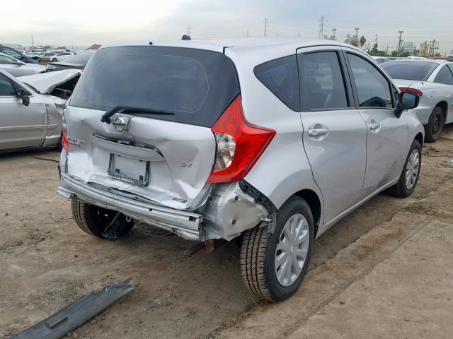 3N1CE2CP8FL403158 - 2015 NISSAN VERSA NOTE SILVER photo 4