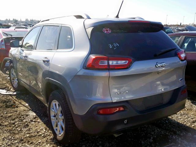 1C4PJMCB8FW709572 - 2015 JEEP CHEROKEE L GRAY photo 3