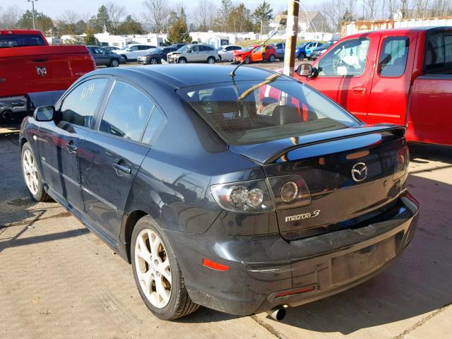 JM1BK324881129131 - 2008 MAZDA 3 S BLACK photo 3