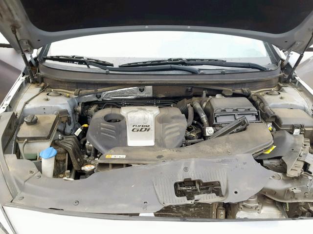 5NPE24AA8FH154854 - 2015 HYUNDAI SONATA ECO SILVER photo 7