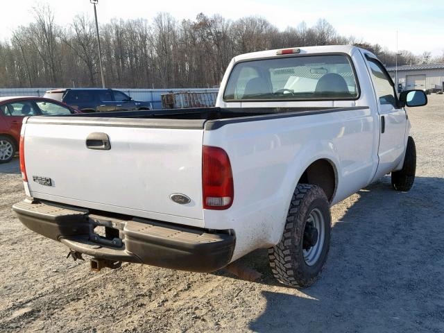 1FTNF20L94EA80062 - 2004 FORD F250 SUPER WHITE photo 4