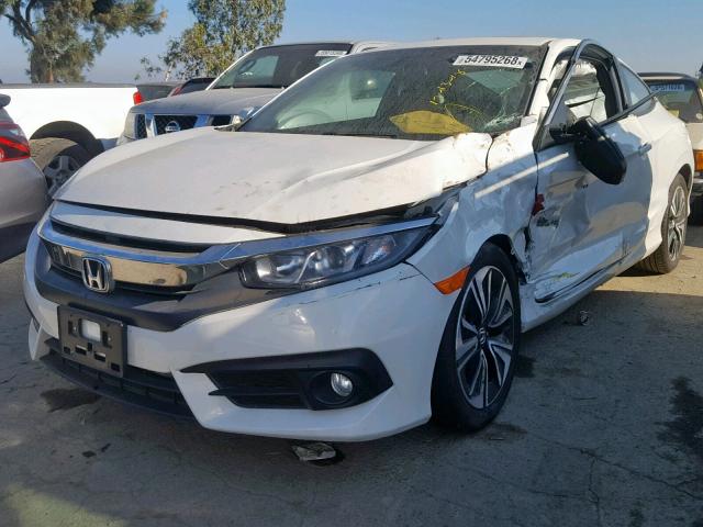 2HGFC3B79HH361104 - 2017 HONDA CIVIC EXL WHITE photo 2