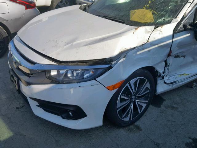 2HGFC3B79HH361104 - 2017 HONDA CIVIC EXL WHITE photo 9