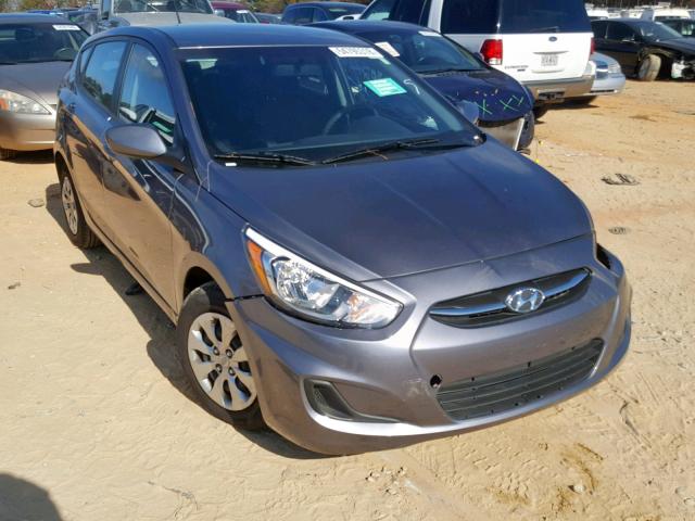 KMHCT5AE1HU335117 - 2017 HYUNDAI ACCENT SE GRAY photo 1