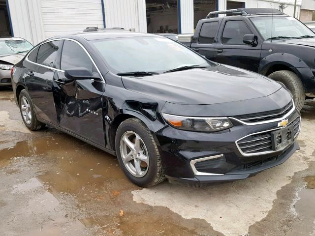 1G1ZB5ST6HF105505 - 2017 CHEVROLET MALIBU LS BLACK photo 1