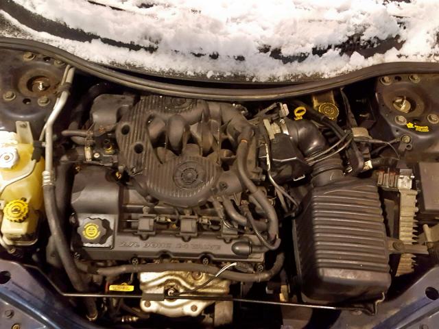 1B3EL56T34N148553 - 2004 DODGE STRATUS ES BLUE photo 7