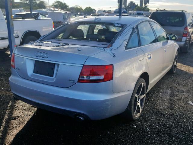 WAUDG74FX5N096991 - 2005 AUDI A6 3.2 QUA SILVER photo 4