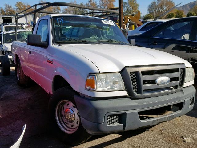 1FTYR10UX6PA85267 - 2006 FORD RANGER WHITE photo 1