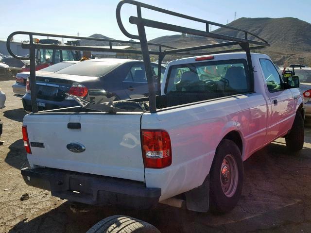 1FTYR10UX6PA85267 - 2006 FORD RANGER WHITE photo 4