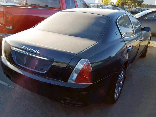 ZAMCE39A150019719 - 2005 MASERATI QUATTROPOR BLACK photo 4