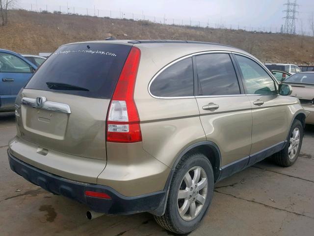 JHLRE38728C058071 - 2008 HONDA CR-V EXL GOLD photo 4