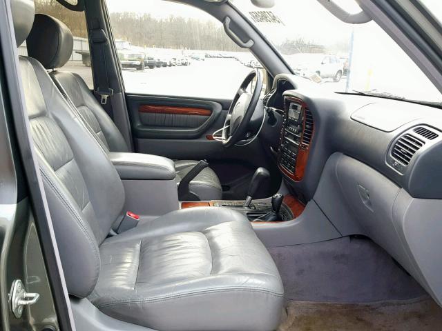 JT6HT00W4W0021903 - 1998 LEXUS LX 470 GRAY photo 5