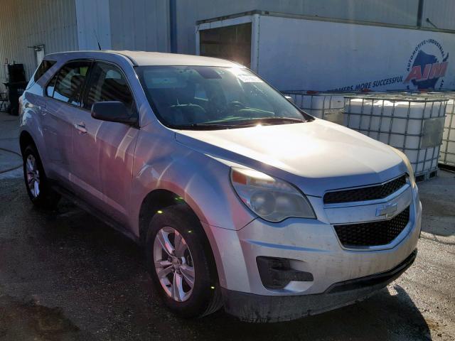 2GNFLCEKXC6154621 - 2012 CHEVROLET EQUINOX LS SILVER photo 1