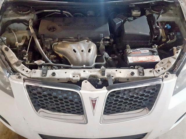 5Y2SP670X9Z446341 - 2009 PONTIAC VIBE WHITE photo 7