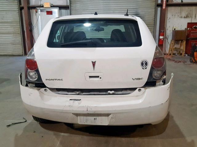 5Y2SP670X9Z446341 - 2009 PONTIAC VIBE WHITE photo 9