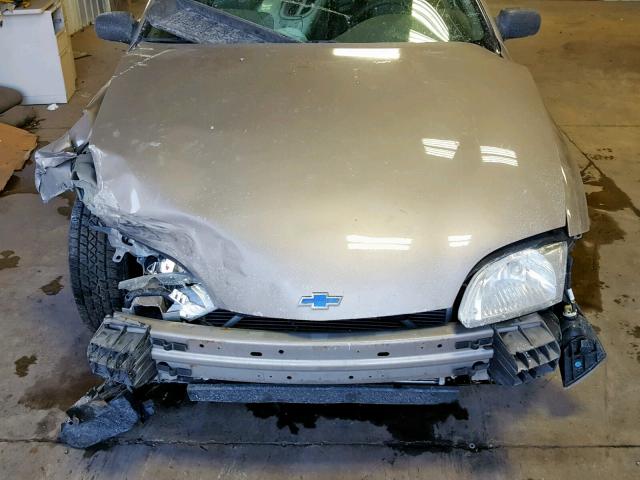 1G1JC524X27237042 - 2002 CHEVROLET CAVALIER B GOLD photo 7