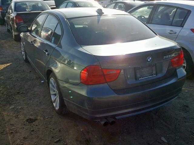 WBAPK7C57BA821647 - 2011 BMW 328 XI GREEN photo 3