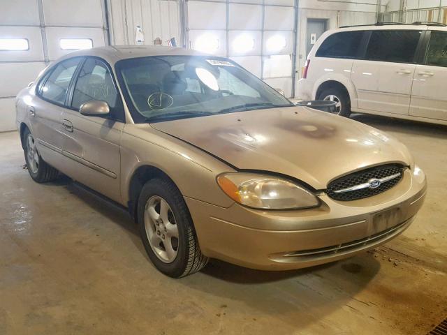 1FAFP5526YG219907 - 2000 FORD TAURUS SES TAN photo 1