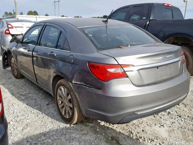 1C3CCBBB0DN624764 - 2013 CHRYSLER 200 TOURIN GRAY photo 3