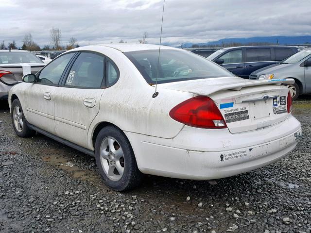 1FAFP55241G239448 - 2001 FORD TAURUS SES WHITE photo 3