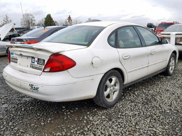 1FAFP55241G239448 - 2001 FORD TAURUS SES WHITE photo 4