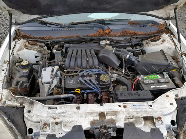 1FAFP55241G239448 - 2001 FORD TAURUS SES WHITE photo 7