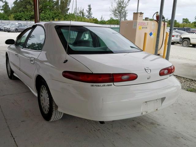 1MELM50U4VA660642 - 1997 MERCURY SABLE GS WHITE photo 3