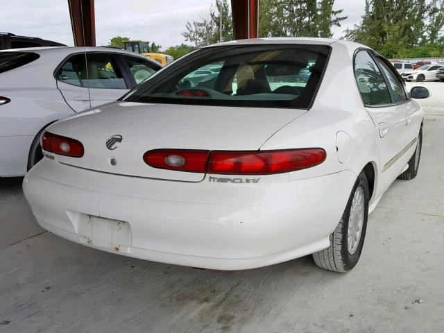 1MELM50U4VA660642 - 1997 MERCURY SABLE GS WHITE photo 4