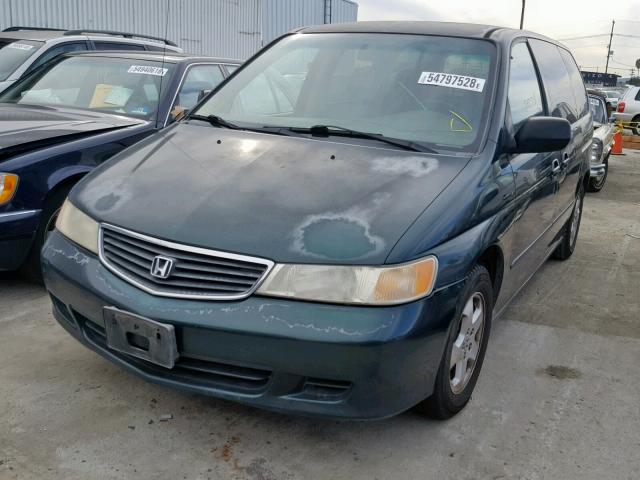 2HKRL1858YH525245 - 2000 HONDA ODYSSEY LX GREEN photo 2