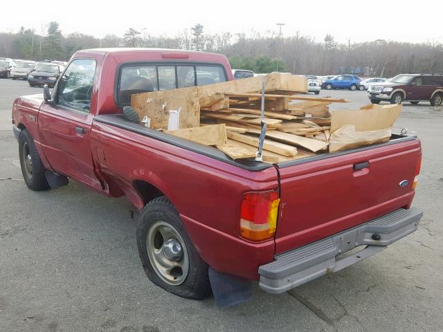 1FTCR10A4TTA58911 - 1996 FORD RANGER RED photo 3