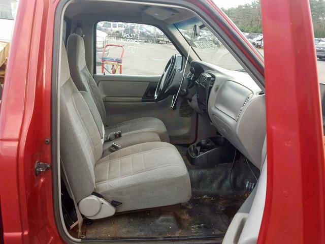 1FTCR10A4TTA58911 - 1996 FORD RANGER RED photo 5