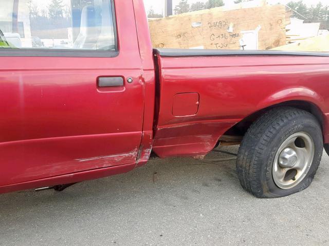 1FTCR10A4TTA58911 - 1996 FORD RANGER RED photo 9