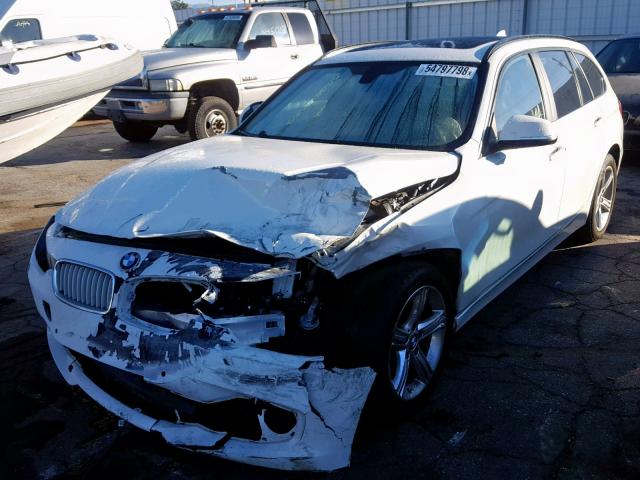 WBA3K5C53FK301464 - 2015 BMW 328 D WHITE photo 2