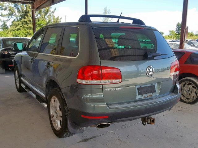 WVGZM77LX6D014960 - 2006 VOLKSWAGEN TOUAREG 4. GREEN photo 3